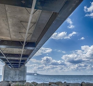 Storebælt seen from below
